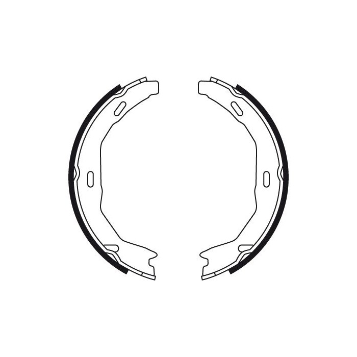 TRW Bremsbackensatz, Feststellbremse GS8745