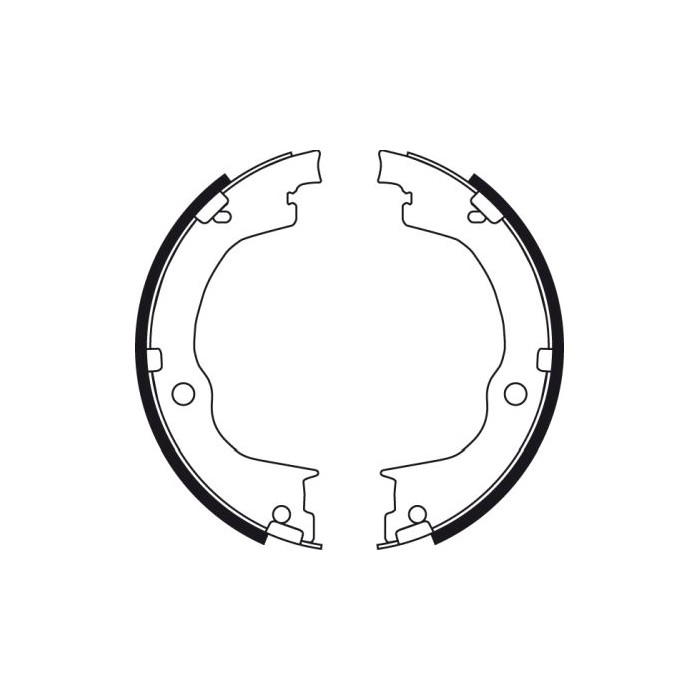 TRW Bremsbackensatz, Feststellbremse GS8749