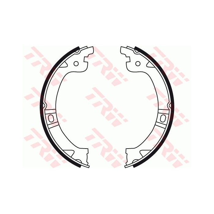 TRW Bremsbackensatz, Feststellbremse GS8759