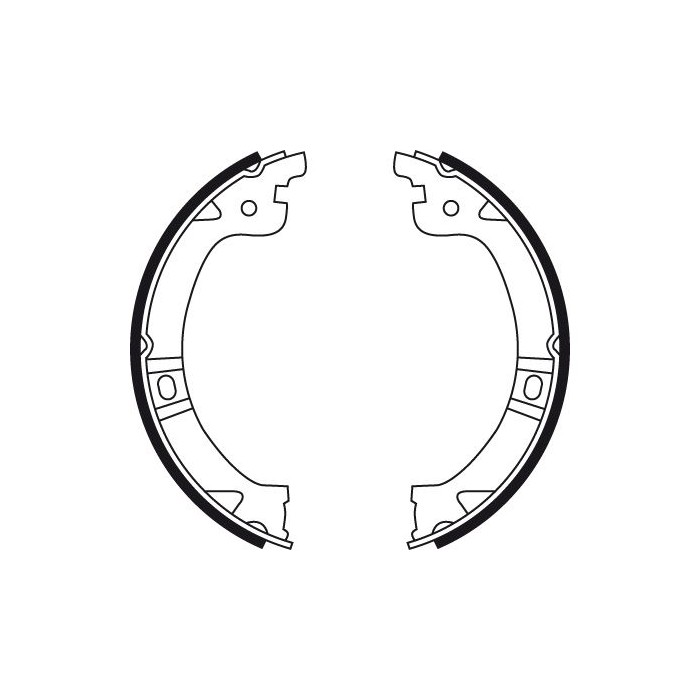 TRW Bremsbackensatz, Feststellbremse GS8759