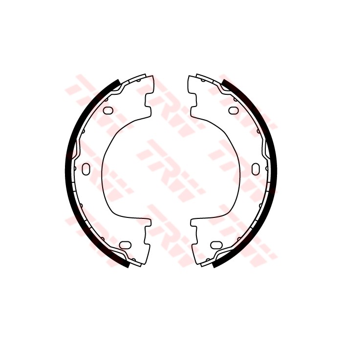TRW Bremsbackensatz, Feststellbremse GS8777