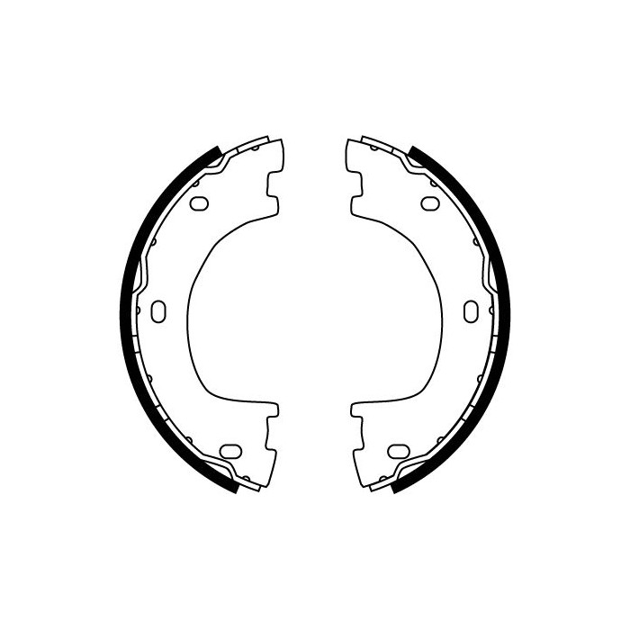 TRW Bremsbackensatz, Feststellbremse GS8777