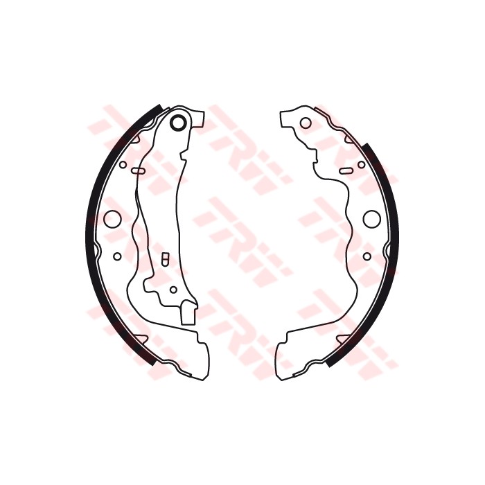 TRW Bremsbackensatz GS8780