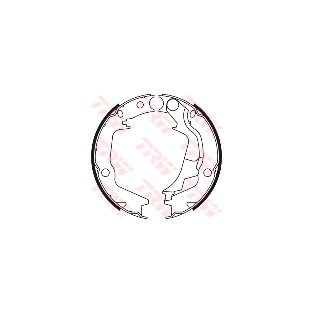 TRW Bremsbackensatz, Feststellbremse GS8782