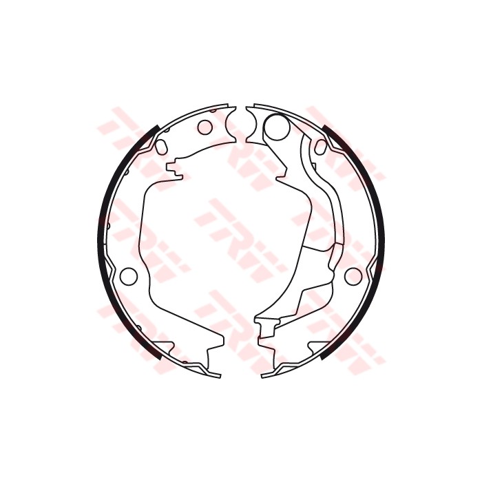 TRW Bremsbackensatz, Feststellbremse GS8782