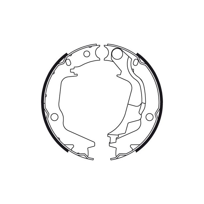 TRW Bremsbackensatz, Feststellbremse GS8782