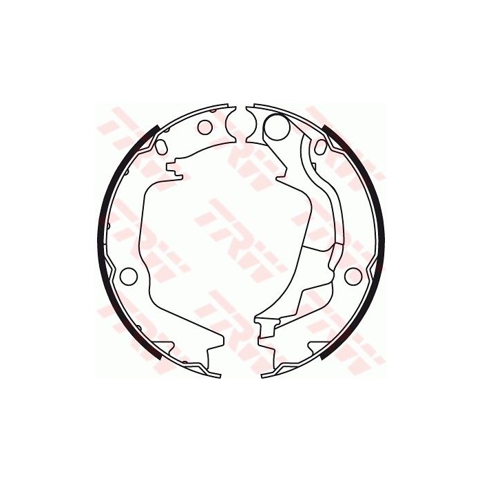 TRW Bremsbackensatz, Feststellbremse GS8782