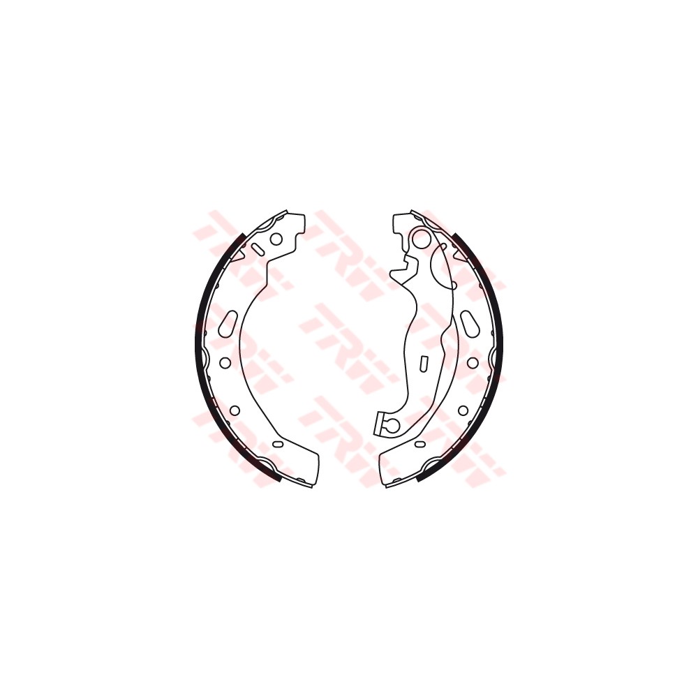 TRW Bremsbackensatz GS8787