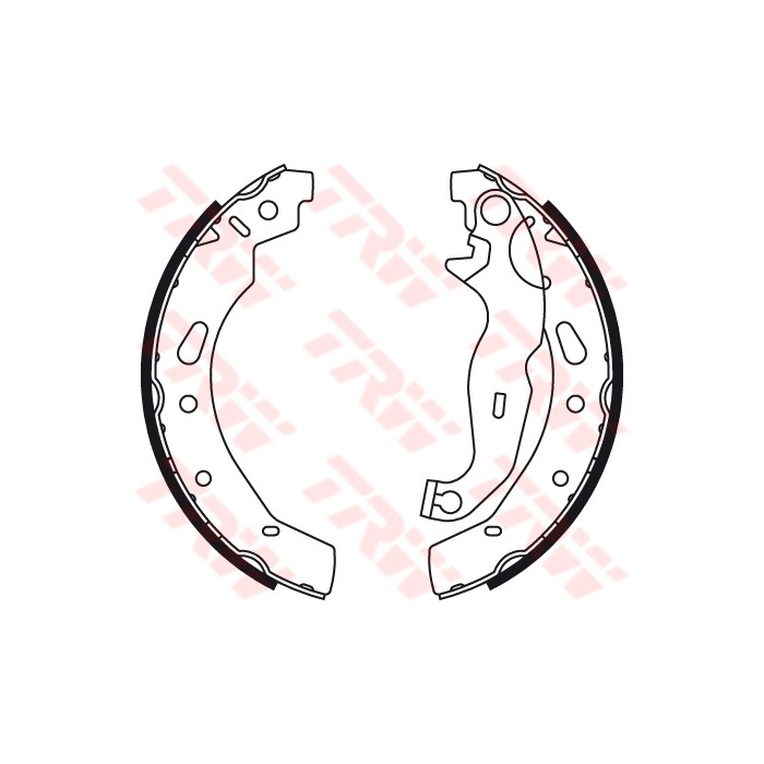 TRW Bremsbackensatz GS8787