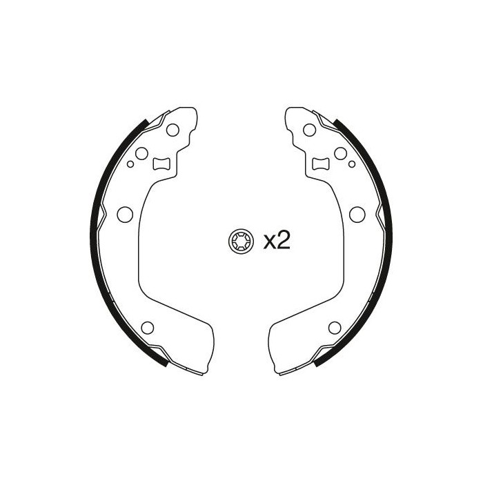 TRW Bremsbackensatz GS8793