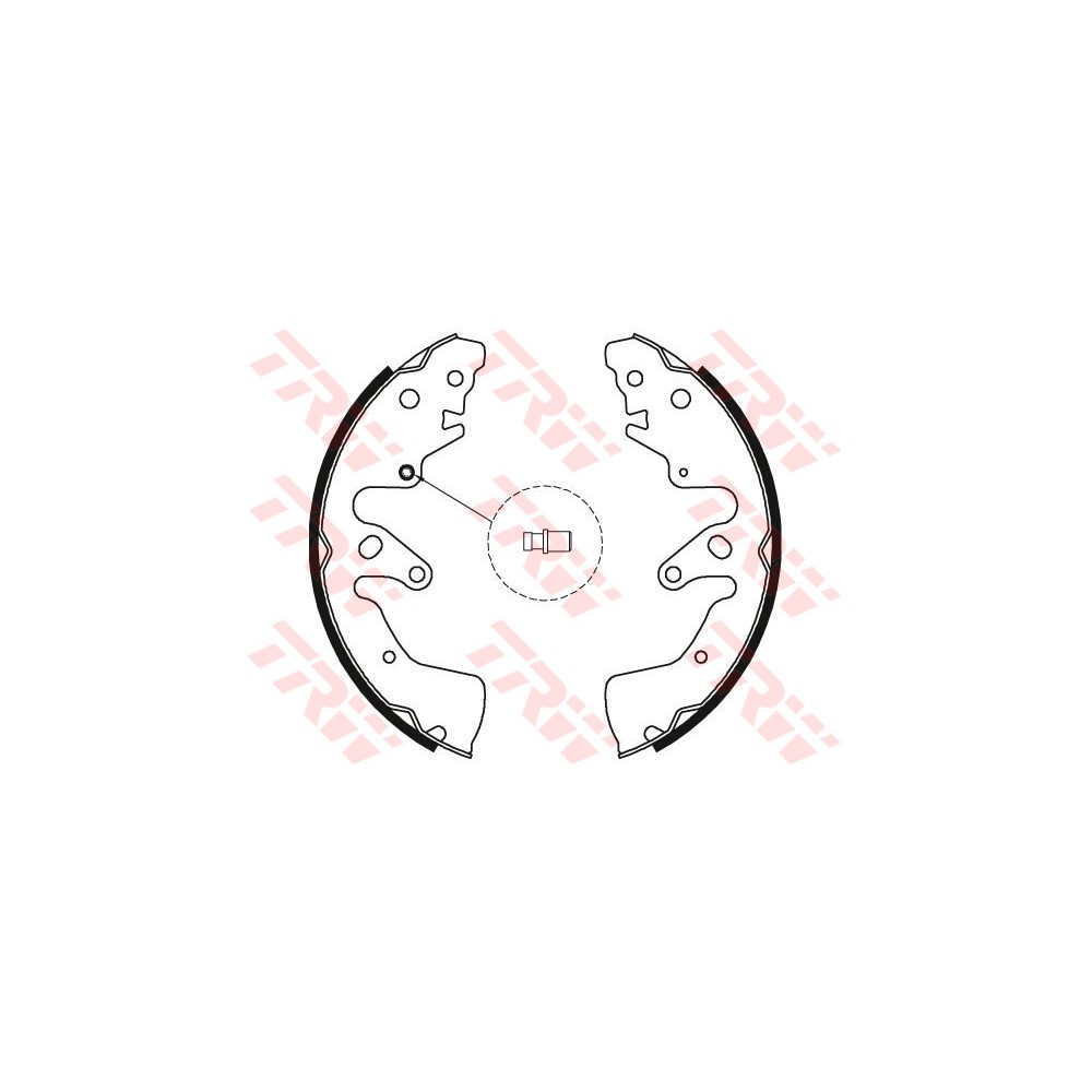 TRW Bremsbackensatz GS8801