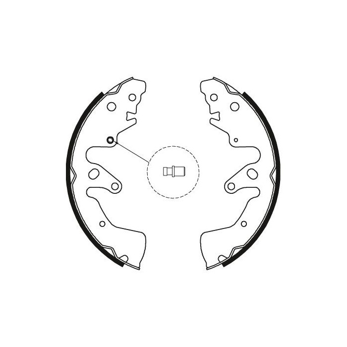 TRW Bremsbackensatz GS8801