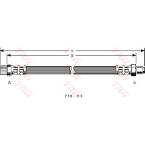 TRW Bremsschlauch PHA270