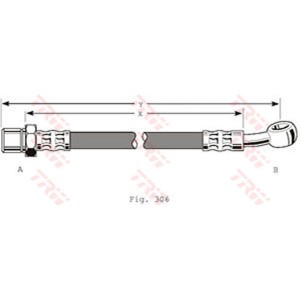TRW Bremsschlauch PHD192