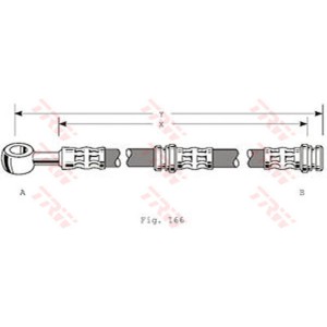 TRW Bremsschlauch PHD346