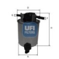 UFI Kraftstofffilter 24.020.01