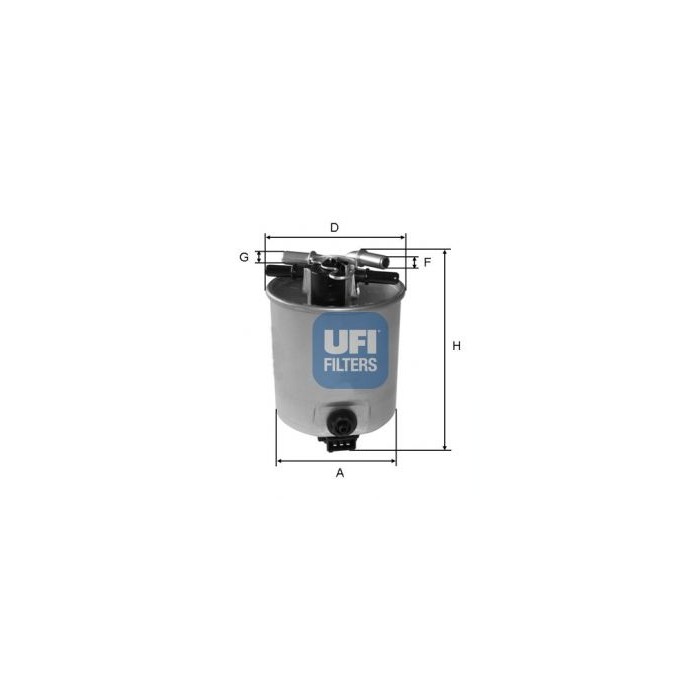 UFI Kraftstofffilter 24.025.01