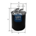 UFI Kraftstofffilter 24.077.00