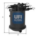 UFI Kraftstofffilter 24.086.00