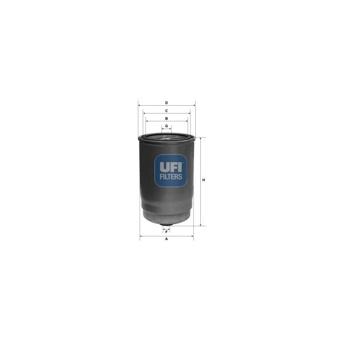 UFI Kraftstofffilter 24.123.00