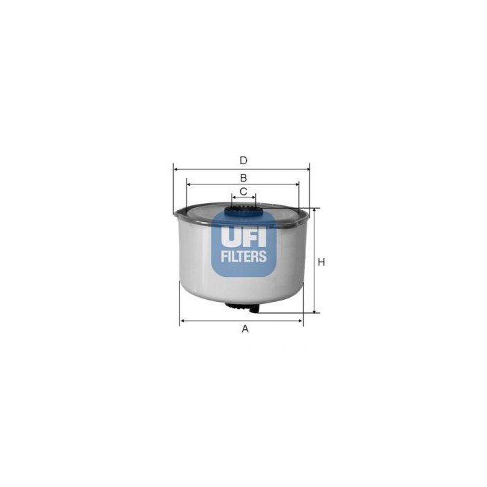 UFI Kraftstofffilter 24.454.00