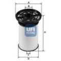 UFI Kraftstofffilter 26.076.00