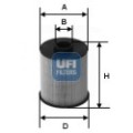 UFI Kraftstofffilter 26.077.00