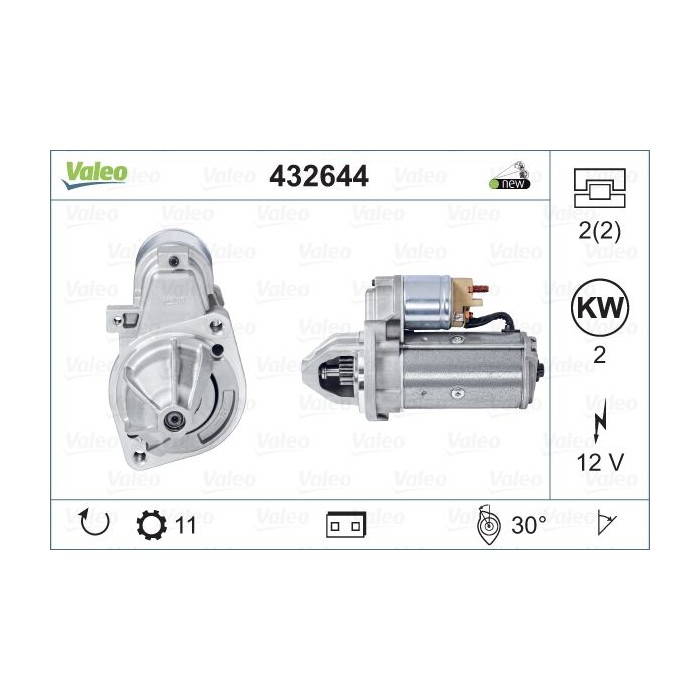 VALEO ORIGINS NEW Starter 432644