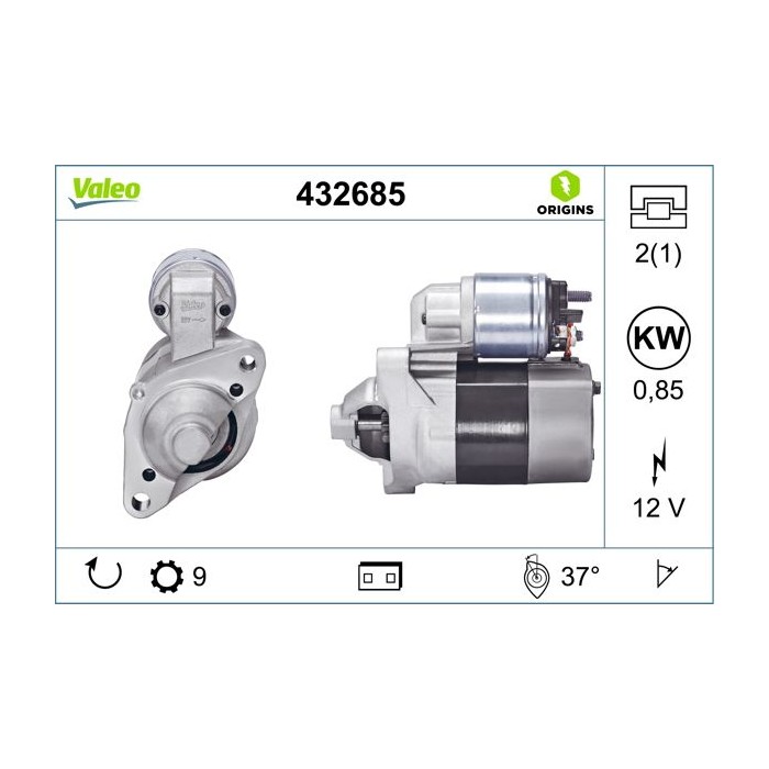 VALEO ORIGINS NEW Starter 432685
