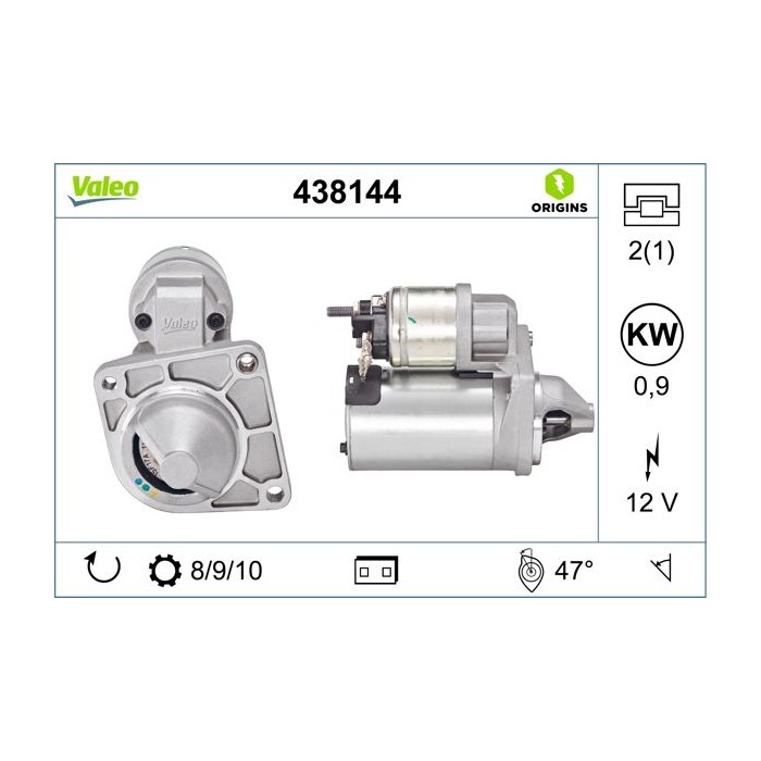 VALEO ORIGINS NEW Starter 438144