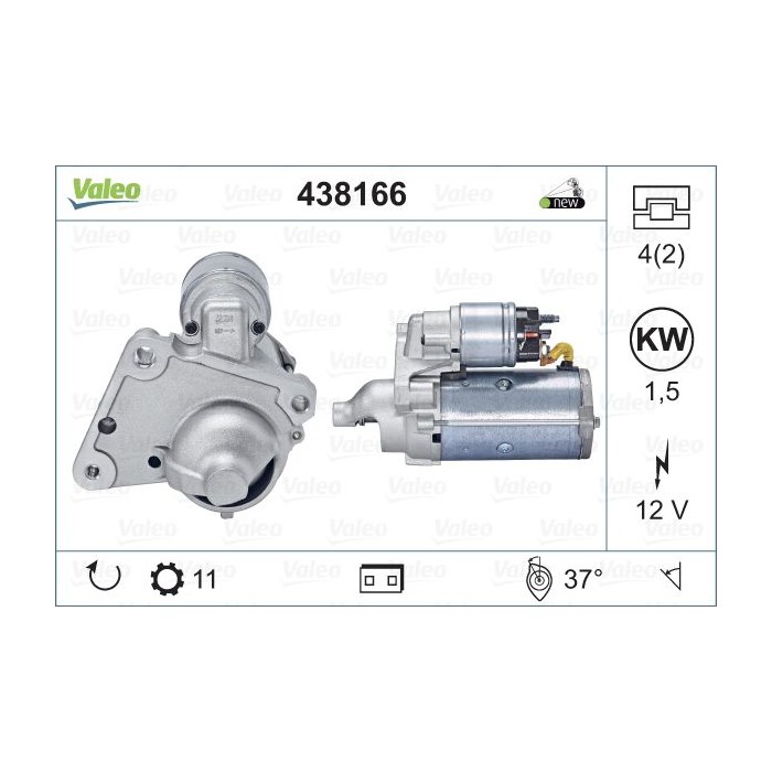 VALEO ORIGINS NEW Starter 438166