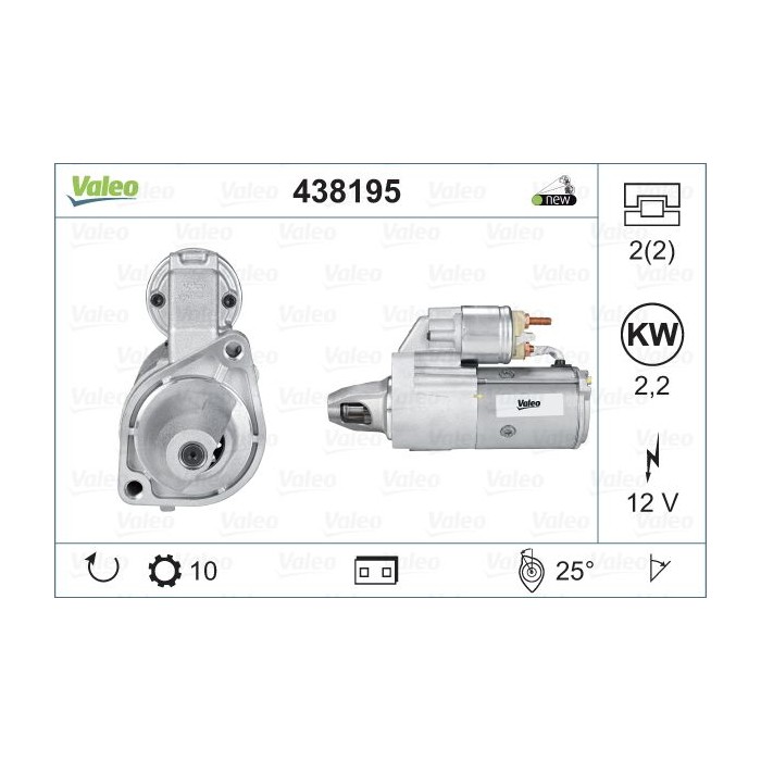 VALEO ORIGINS NEW Starter 438195