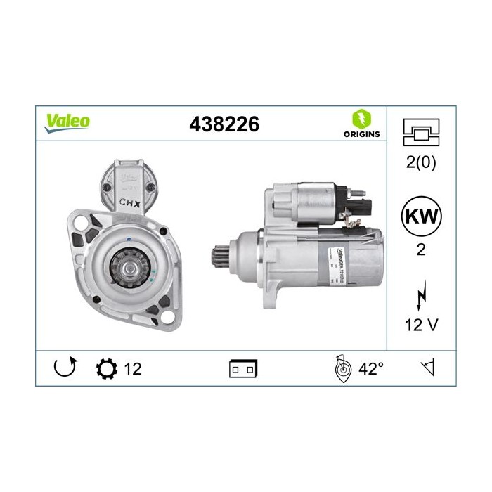 VALEO ORIGINS NEW Starter 438226