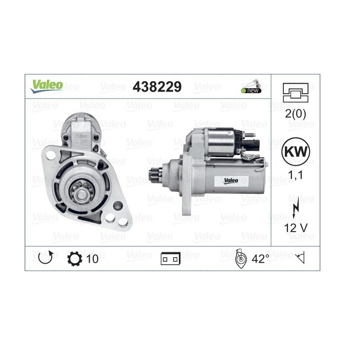 VALEO ORIGINS NEW Starter 438229