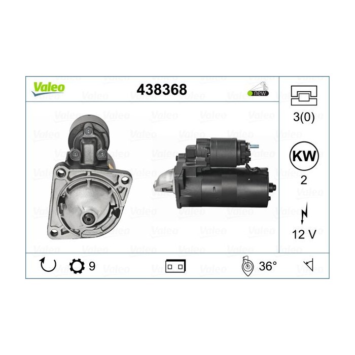 VALEO ORIGINS NEW Starter 438368