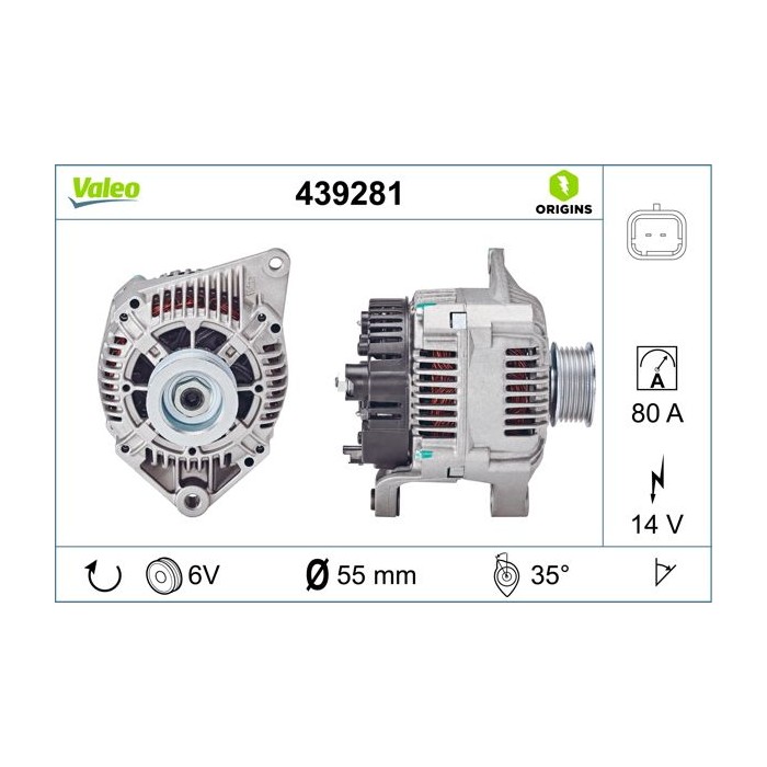 VALEO ORIGINS NEW Generator 439281