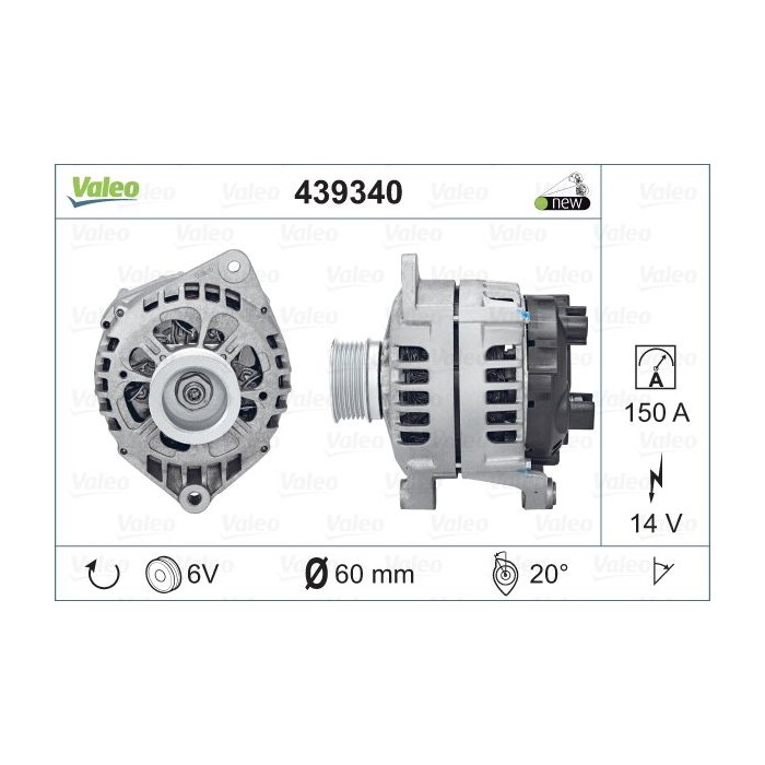 VALEO ORIGINS NEW Generator 439340