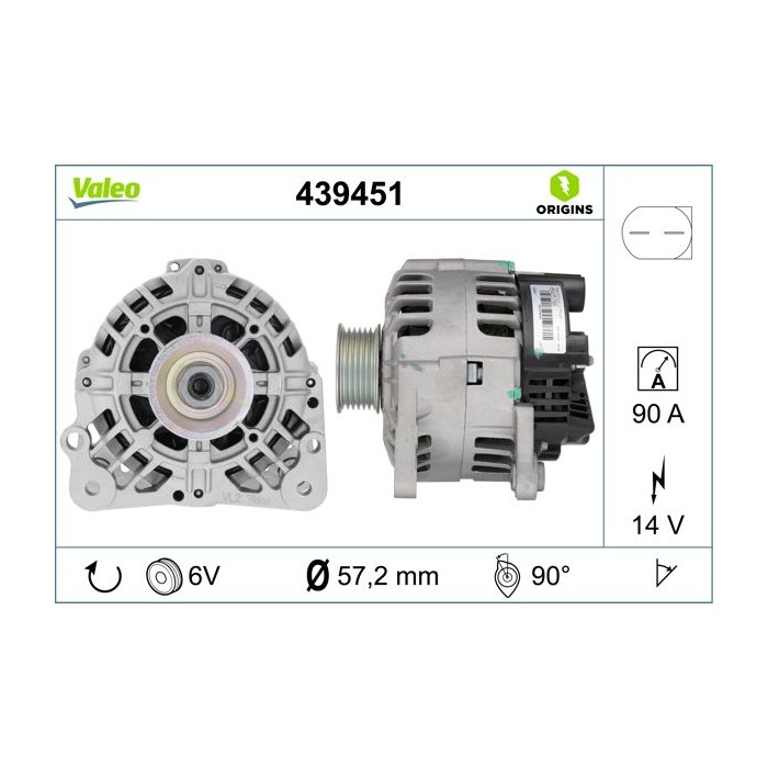 VALEO ORIGINS NEW Generator 439451