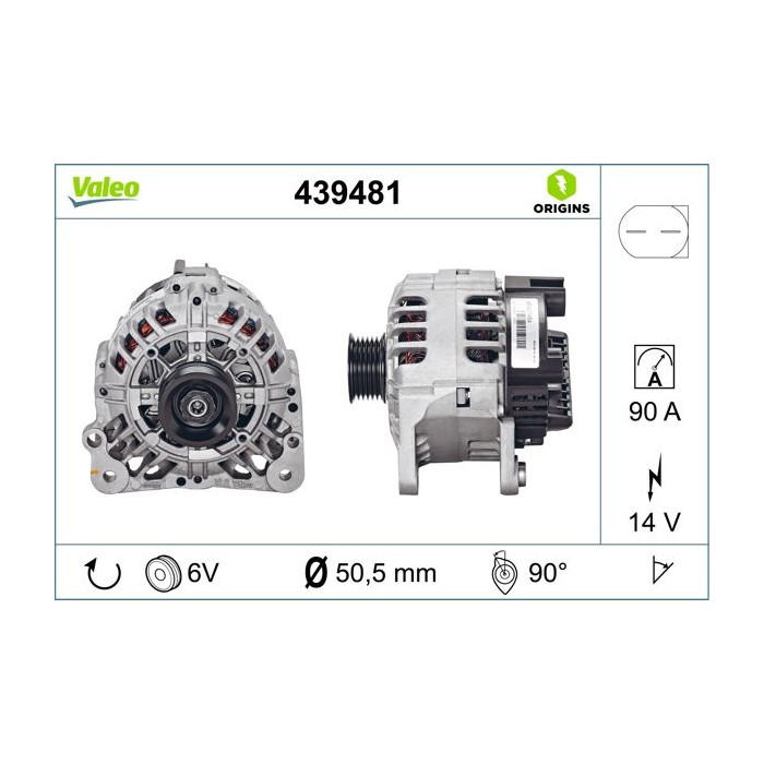 VALEO ORIGINS NEW Generator 439481