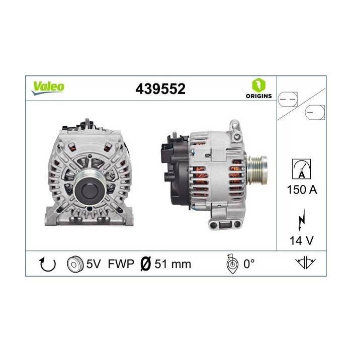VALEO ORIGINS NEW Generator 439552