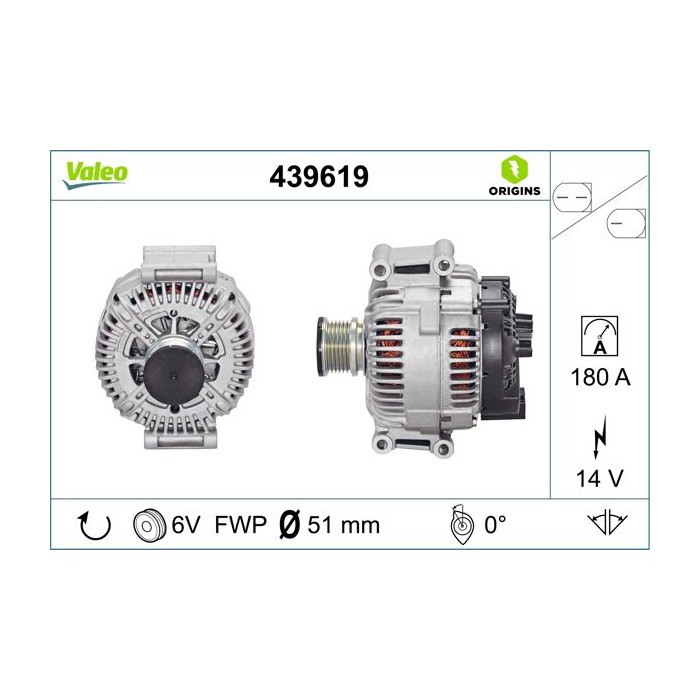 VALEO ORIGINS NEW Generator 439619