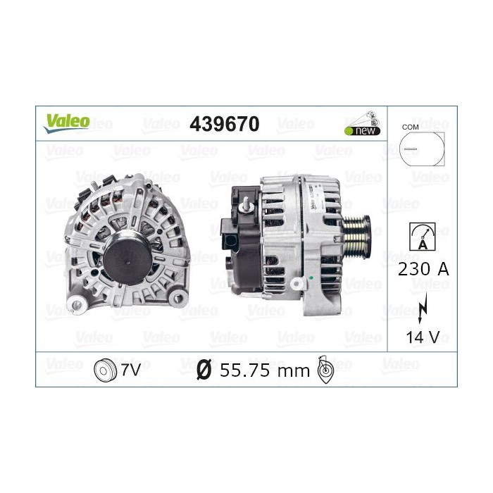 VALEO ORIGINS NEW Generator 439670