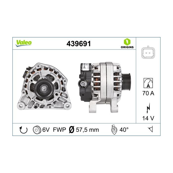 VALEO ORIGINS NEW Generator 439691
