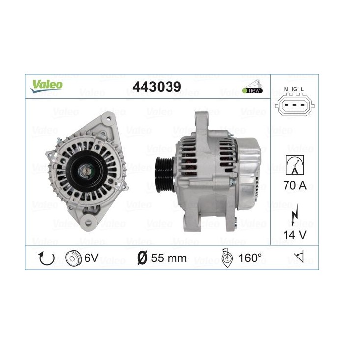 VALEO NEUTEIL Generator 443039
