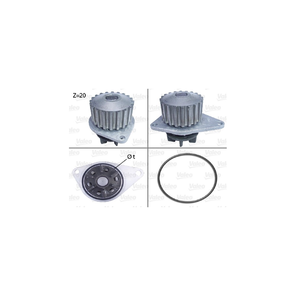 VALEO Wasserpumpe 506035