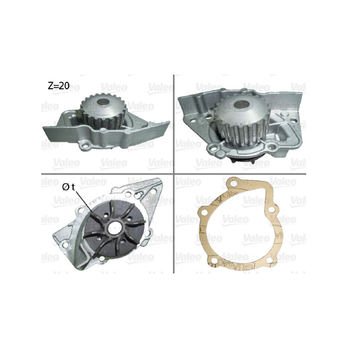 VALEO Wasserpumpe 506117