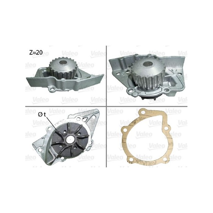 VALEO Wasserpumpe 506117