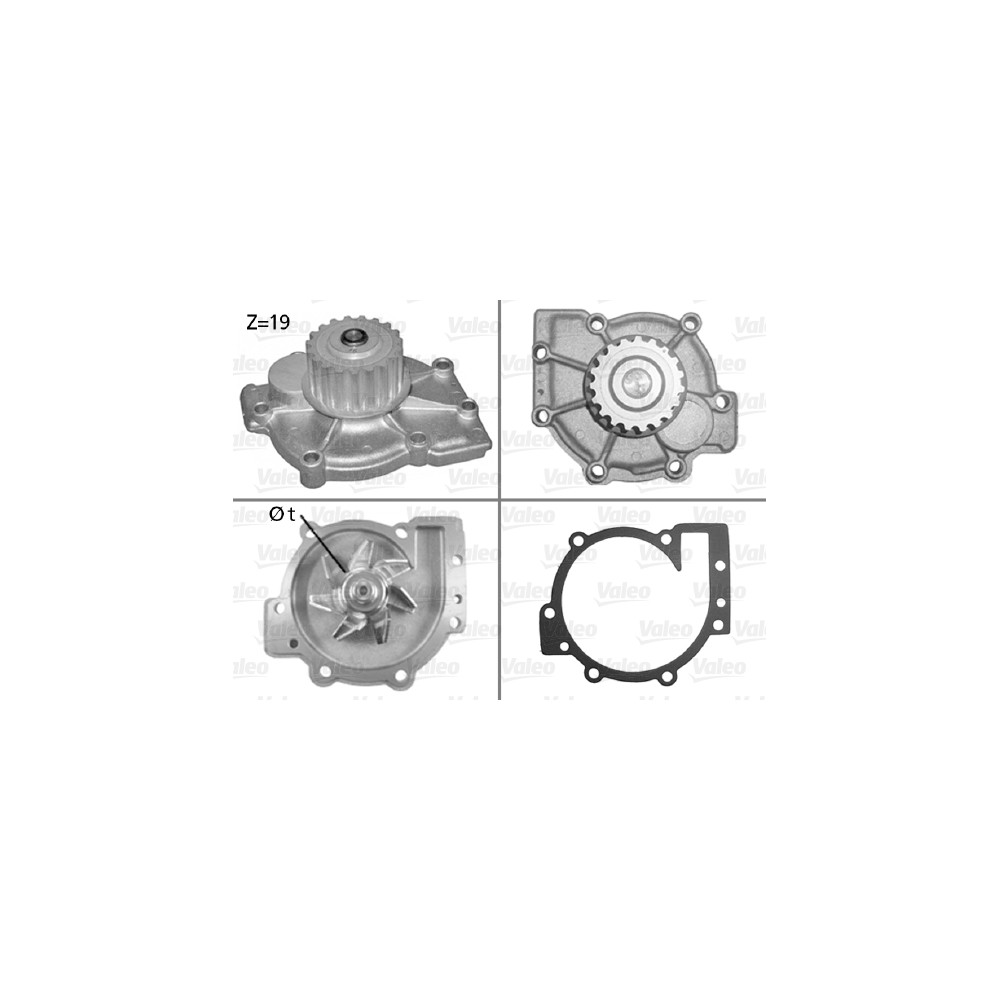 VALEO Wasserpumpe 506325