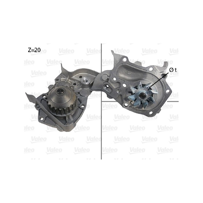 VALEO Wasserpumpe 506564