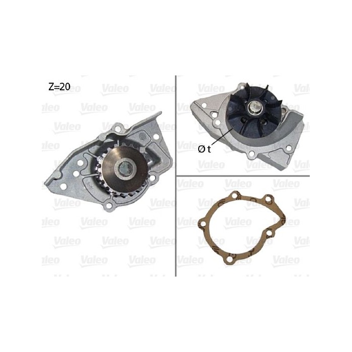 VALEO Wasserpumpe 506574